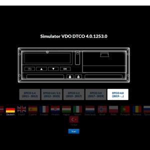 DTCO Simulator - Rel. 1.4 bis 4.0 von Continental / VDO - USB Stick